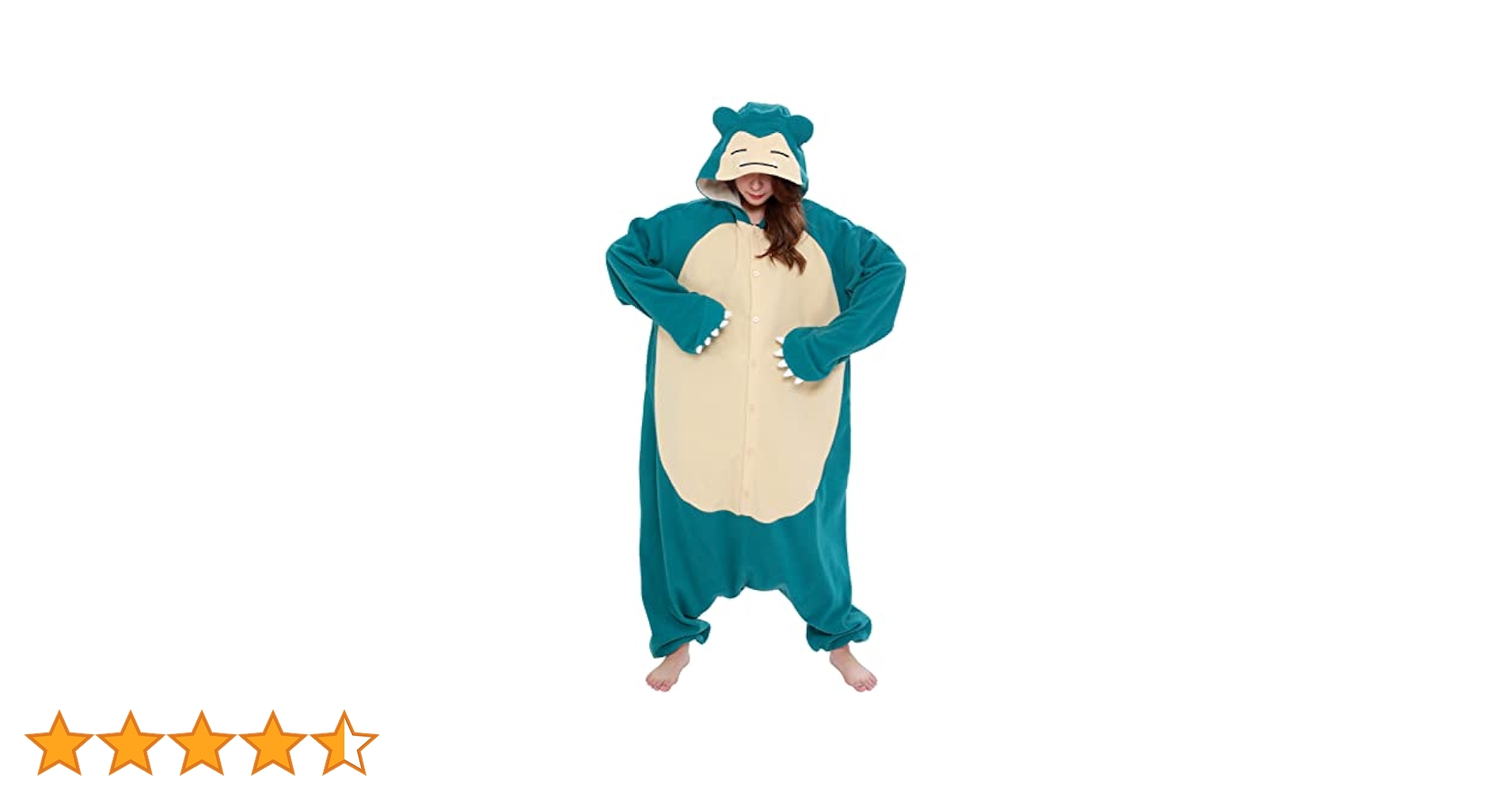 Amazon | サザック フリース着ぐるみ ポケモン カビゴン